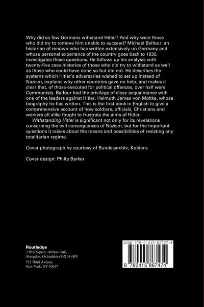 Produktbild: Withstanding Hitler