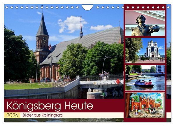 Produktbild: K&Ouml;NIGSBERG HEUTE - Bilder aus Kaliningrad (Wandkalender 2026 DIN A4 quer), CALVENDO Monatskalender