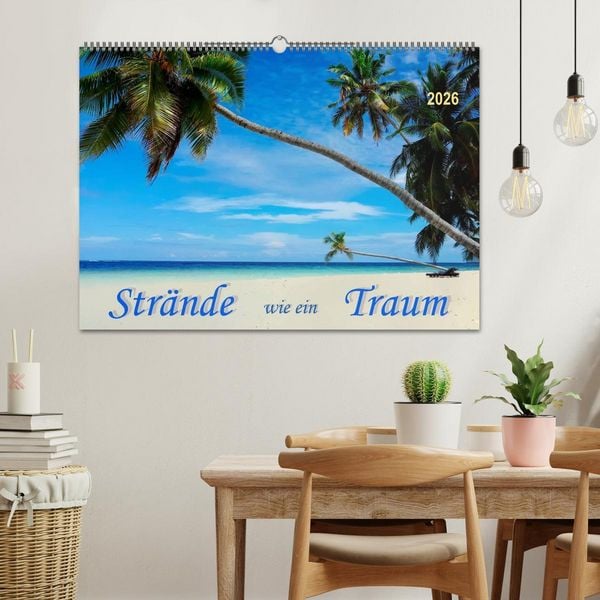 Produktbild: Str&auml;nde wie ein Traum (Wandkalender 2026 DIN A2 quer), CALVENDO Monatskalender