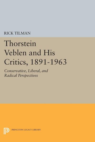 Produktbild: Thorstein Veblen and His Critics, 1891-1963