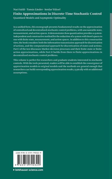 Produktbild: Finite Approximations in Discrete-Time Stochastic Control