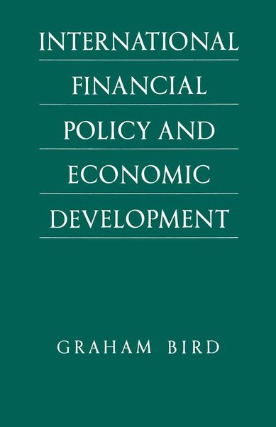 Produktbild: International Financial Policy and Economic Development