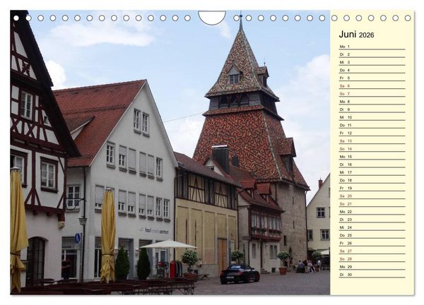 Produktbild: Unterwegs in Schw&auml;bisch Gm&uuml;nd (Wandkalender 2026 DIN A4 quer), CALVENDO Monatskalender