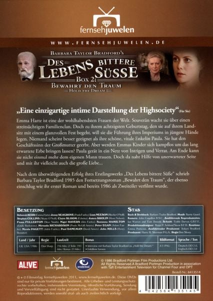 Produktbild: Des Lebens bittere S&uuml;&szlig;e - Box 2: Bewahrt den Traum [2 DVDs]