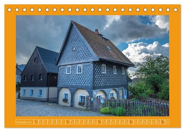Produktbild: Umgebindeh&auml;user in der sch&ouml;nen Oberlausitz (Tischkalender 2026 DIN A5 quer), CALVENDO Monatskalender