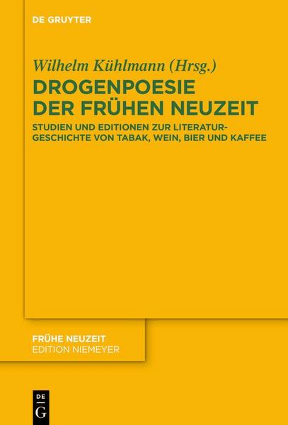 Produktbild: Drogenpoesie der Fr&uuml;hen Neuzeit