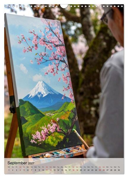 Produktbild: Easel in a Quiet World (Wall Calendar 2027 DIN A3 portrait), CALVENDO 12 Month Wall Calendar