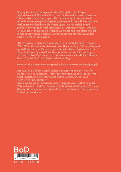 Produktbild: Die 8 Brokate - Qigong by Stefan Wahle