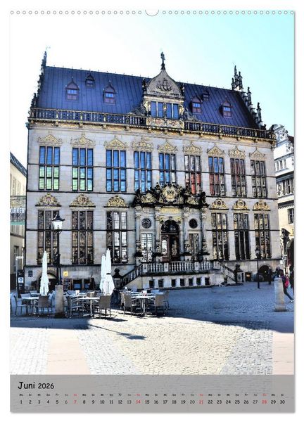 Produktbild: Freie Hansestadt BREMEN (hochwertiger Premium Wandkalender 2026 DIN A2 hoch), Kunstdruck in Hochglanz