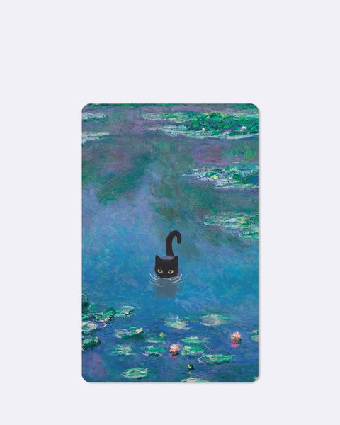 Produktbild: Lunacard Postkarte *lake cat