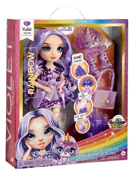 Produktbild: Classic Rainbow Fashion Doll- Violet (purple)