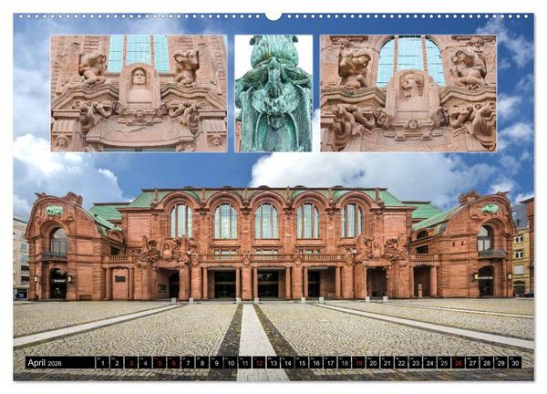 Produktbild: Mannheim ist Sch&ouml;n! (Wandkalender 2026 DIN A2 quer), CALVENDO Monatskalender