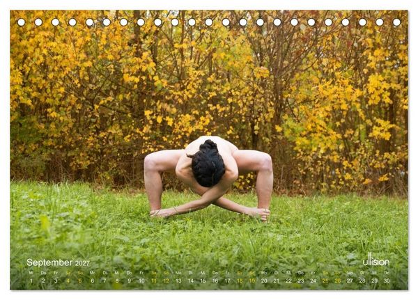 Produktbild: YOGA - naturverbunden (Tischkalender 2027 DIN A5 quer), CALVENDO Monatskalender