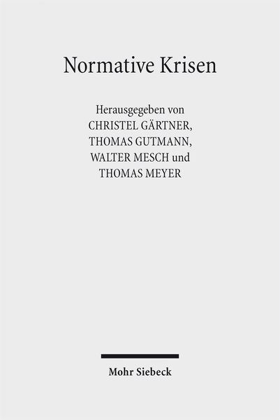 Produktbild: Normative Krisen