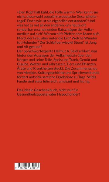 Produktbild: Den Kopf halt k&uuml;hl, die F&uuml;&szlig;e warm!