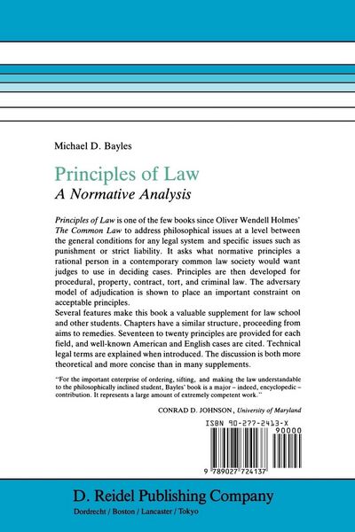 Produktbild: Principles of Law