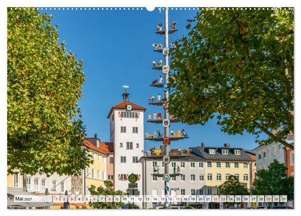 Produktbild: Urlaubsregion Bayern (Wandkalender 2027 DIN A2 quer), CALVENDO Monatskalender