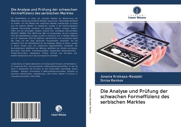 Produktbild: Die Analyse und Pr&uuml;fung der schwachen Formeffizienz des serbischen Marktes
