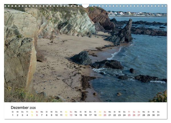 Produktbild: Vend&eacute;e Aus dem Meer steigender Himmel Frankreichs (Wandkalender 2026 DIN A3 quer), CALVENDO Monatskalender