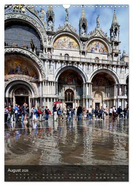 Produktbild: Fotografischer Streifzug durch Venedig (Wandkalender 2026 DIN A3 hoch), CALVENDO Monatskalender