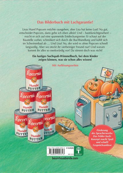 Produktbild: Wo ist Popcorn? Ein Hunde-Suchspa&szlig;-Abenteuer