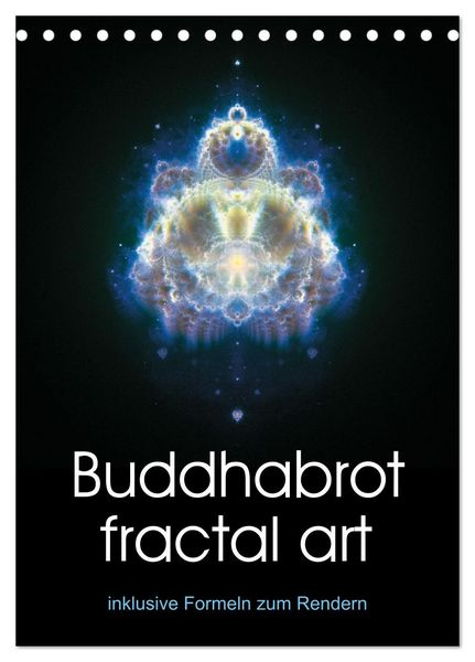 Produktbild: Buddhabrot fractal art (Tischkalender 2027 DIN A5 hoch), CALVENDO Monatskalender