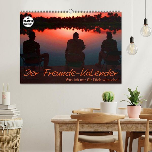 Produktbild: Der Freunde-Kalender (Wandkalender 2026 DIN A2 quer), CALVENDO Monatskalender