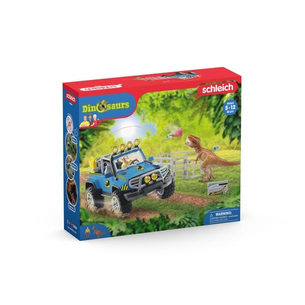 Produktbild: schleich&reg; Dinosaurs 41464 - Gel&auml;ndewagen mit Dino-Au&szlig;enposten