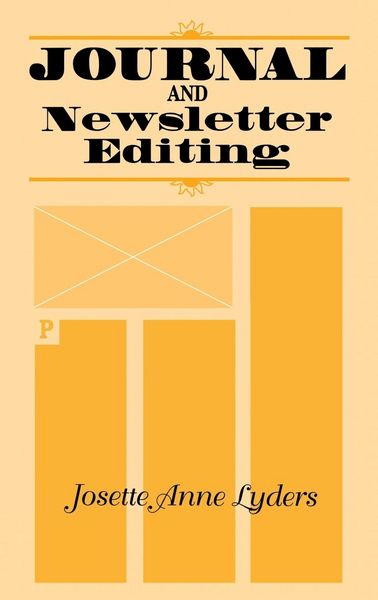 Produktbild: Journal and Newsletter Editing