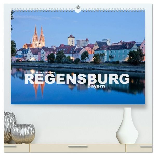 Produktbild: Regensburg - Bayern (hochwertiger Premium Wandkalender 2026 DIN A2 quer), Kunstdruck in Hochglanz