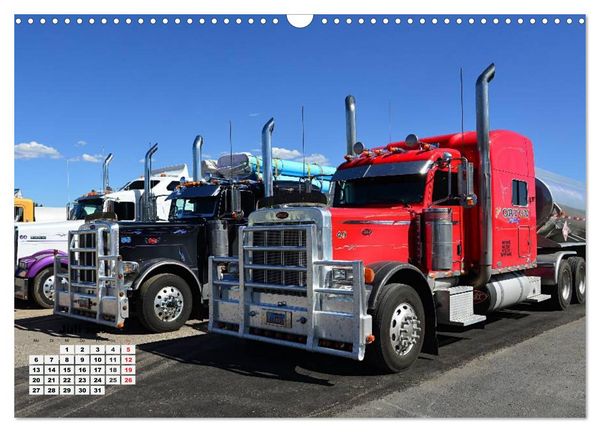 Produktbild: US-Trucks. Faszination Langhauber (Wandkalender 2026 DIN A3 quer), CALVENDO Monatskalender