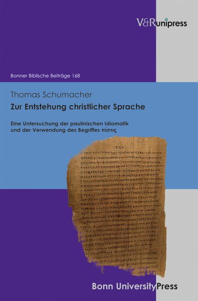 Produktbild: Zur Entstehung christlicher Sprache