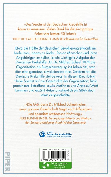 Produktbild: Im Mittelpunkt der Mensch &ndash; 50 Jahre Deutsche Krebshilfe