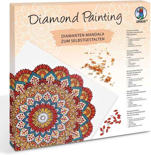 URSUS Diamond Painting Set »Mandala 8« für Kinder URSUS Diamond Painting Set »Mandala 8« für Kinder