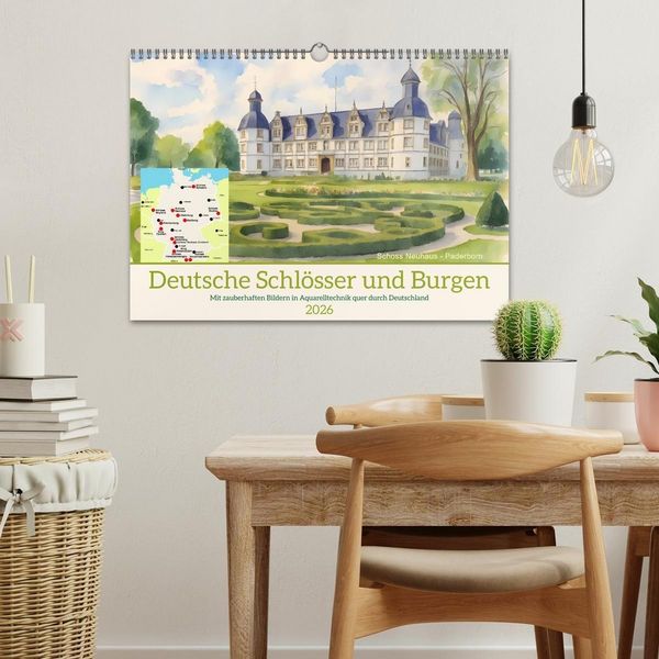 Produktbild: Deutsche Schl&ouml;sser und Burgen (Wandkalender 2026 DIN A3 quer), CALVENDO Monatskalender