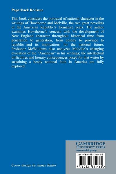 Produktbild: Hawthorne Melville and the American Character