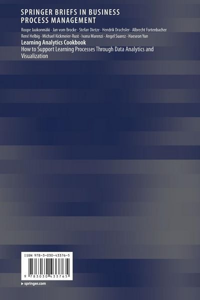 Produktbild: Learning Analytics Cookbook