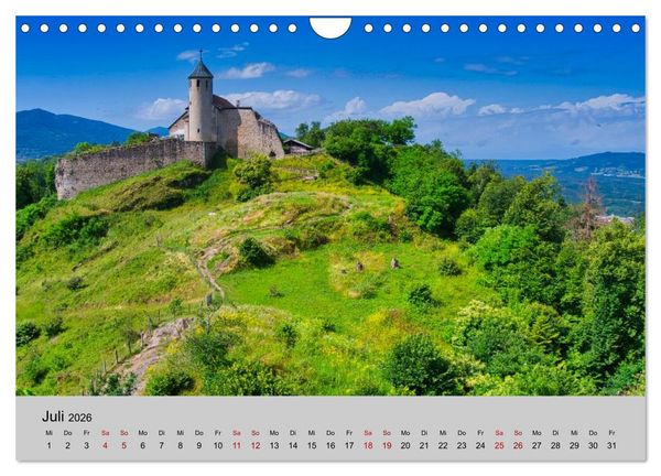 Produktbild: Streifzug durch Savoyen (Wandkalender 2026 DIN A4 quer), CALVENDO Monatskalender
