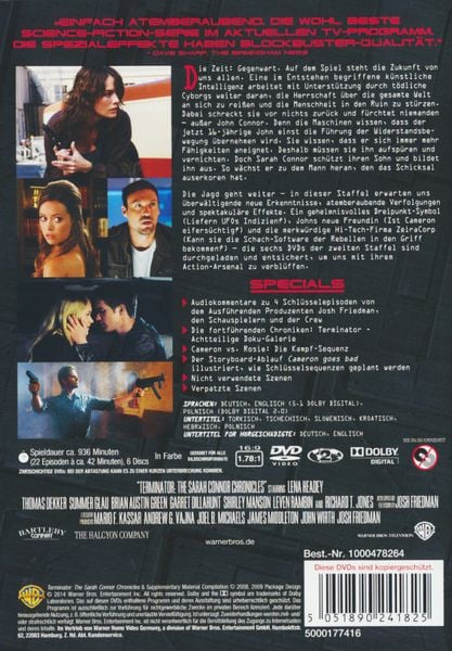 Produktbild: Terminator: S.C.C. - Staffel 2 [6 DVDs]