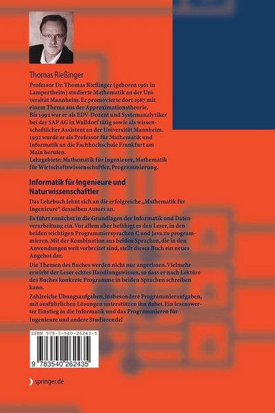 Produktbild: Informatik für Ingenieure und Naturwissenschaftler