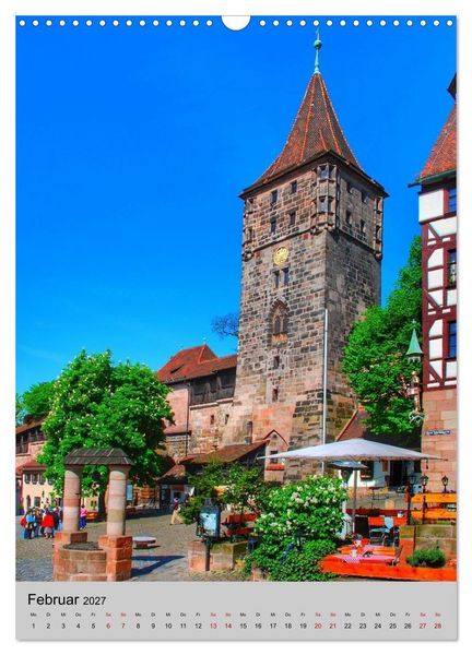 Produktbild: N&Uuml;RNBERG. Du bist so sch&ouml;n (Wandkalender 2027 DIN A3 hoch), CALVENDO Monatskalender