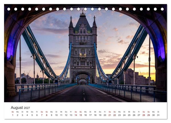 Produktbild: Br&uuml;cken dieser Erde (Tischkalender 2027 DIN A5 quer), CALVENDO Monatskalender