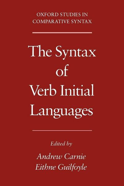 Produktbild: The Syntax of Verb Initial Languages