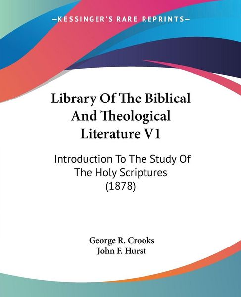 Produktbild: Library Of The Biblical And Theological Literature V1