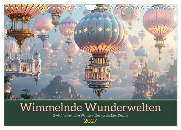 Produktbild: Wimmelnde Wunderwelten (Wandkalender 2027 DIN A4 quer), CALVENDO Monatskalender
