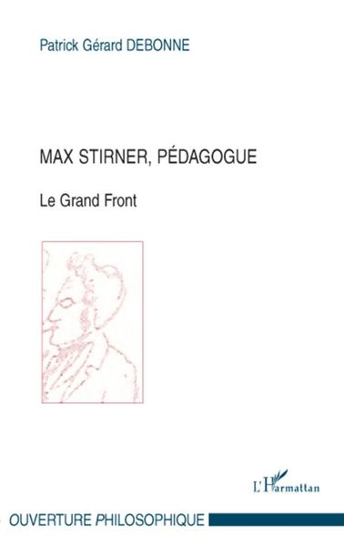 Produktbild: Max Stirner, pedagogue