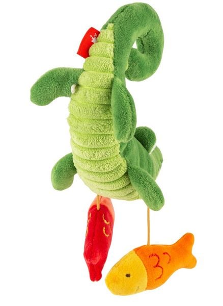 Produktbild: Sigikid 43508 - Baby Aktiv-Anh&auml;nger Krokodil, PlayQ, Pl&uuml;sch, 16 cm