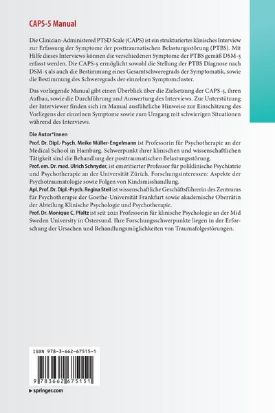 Produktbild: CAPS-5 Manual
