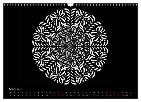 Produktbild: Entspannung und Ruhe durch Mandalas (Wandkalender 2027 DIN A3 quer), CALVENDO Monatskalender