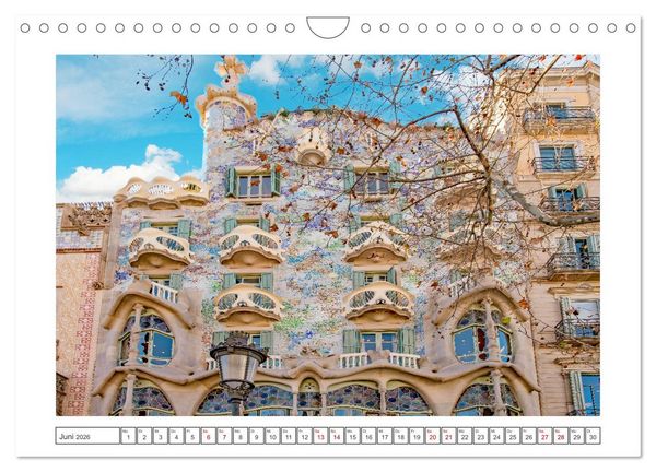 Produktbild: Barcelona - ein Traumreiseziel (Wandkalender 2026 DIN A4 quer), CALVENDO Monatskalender